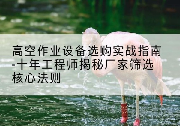 水富剪叉式升降机厂家-高空作业设备选购实战指南-十年工程师揭秘厂家筛选核心法则